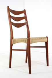 Set van 4 Arne Wahl Iversen voor Glygnore stoelen