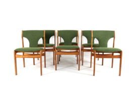 Set van 6 stoelen in de stijl van Erik Buch 'Listrup'