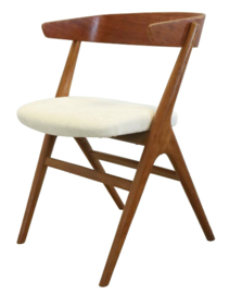 Set van 4 Sibast eetkamerstoelen 'Hallundbaek'