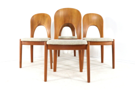 Set van 4 Koefoed Morten stoelen 'Horve'