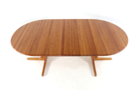 Deense ronde 2x verlengbare eettafel 'Hune'