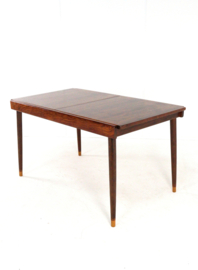 Verlengbare rechthoekige palissander eettafel