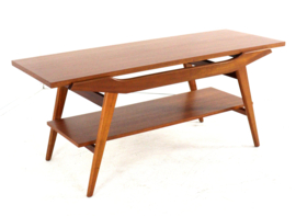 Salontafel met omkeerbaar blad