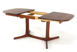 Ovalen 2x verlengbare eettafel 'Uhre'