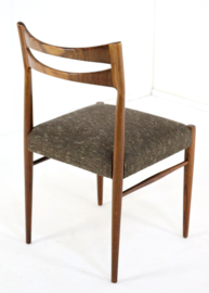 Set van 6 palissander eetkamerstoelen 'Leinburg'