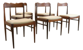 Set van 6 Deense stoelen 'Kelstrup'