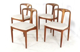 Set van 4 Johannes Andersen voor Uldum Juliane stoelen