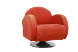 Vintage fauteuil op trompetvoet "Biesme"