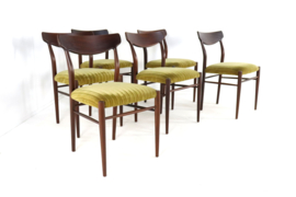 Set van 6 Lübke Otto Pollak eetkamerstoelen 'Aldersbach'