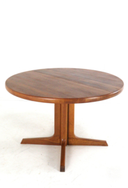 Gudme  ronde 1x verlengbare eettafel 'Jysted'