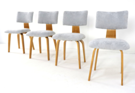 Set van 4 Pastoe SB03 stoelen 'Ewijk'