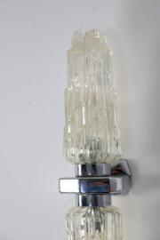 Wandlamp met iceglass