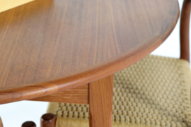 Sigh & Søns Møbelfabrik ronde verlengbare eettafel 'Parup'
