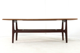 Salontafel met glas en lectuurhouder "Bristol"