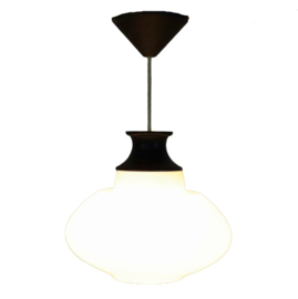 Melkglazen hanglamp 'Blooru'