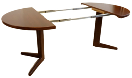 Ronde 2x verlengbare eettafel 'Moraas'