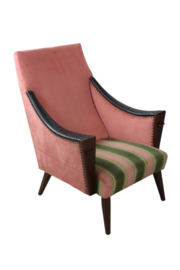 Roze fauteuil "Brussel" ( meerdere aanwezig)