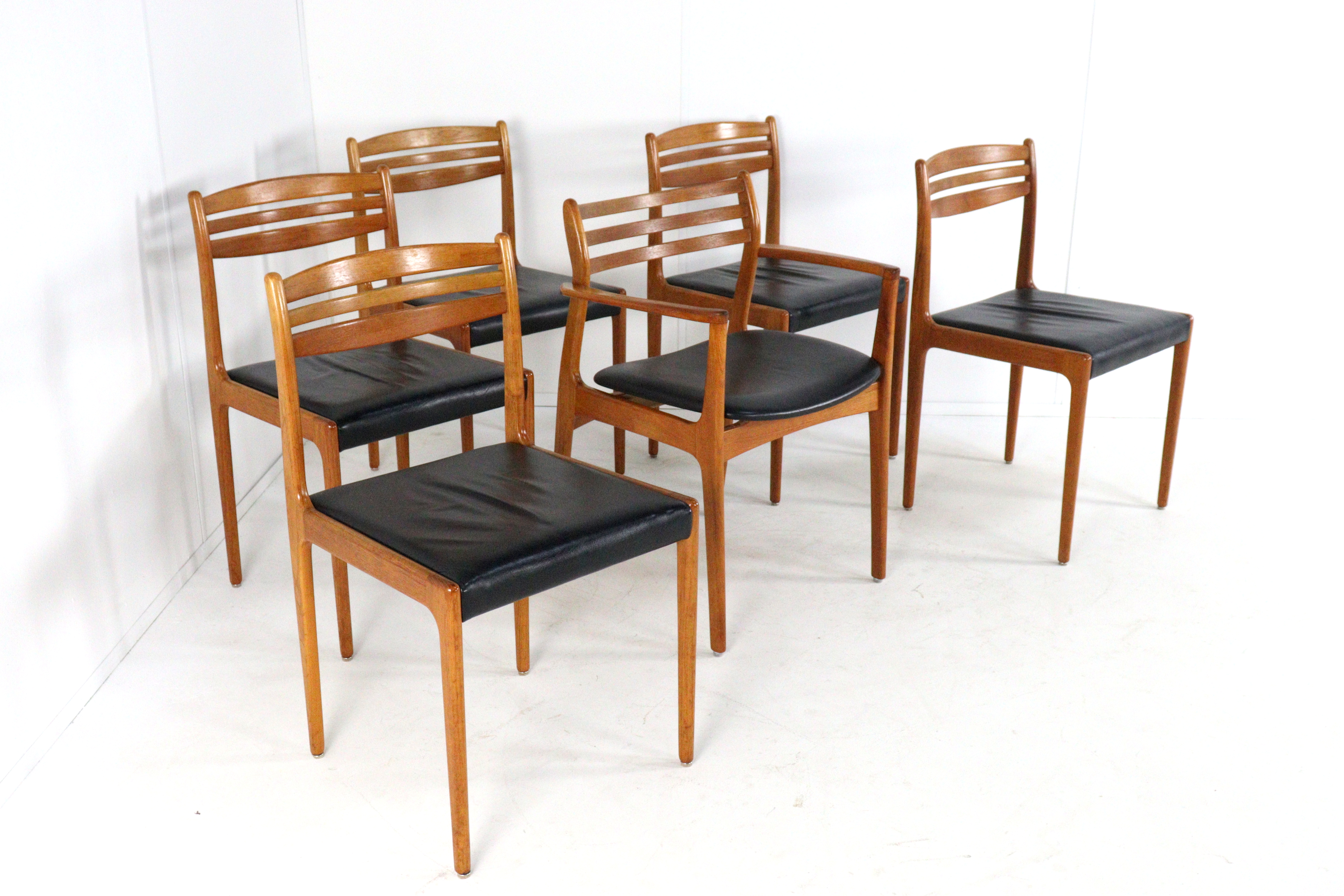 Set van 5 + 1 eetkamerstoelen 'Give'