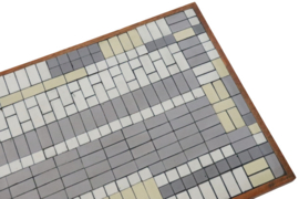 Bijzet/ plantentafel met mozaiek 'Stegen'