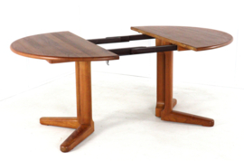 Deense ronde 2x verlengbare eettafel 'Sindal'