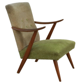 Fauteuil groen/wit 'Goudswaard'