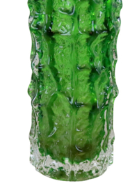 Groen glazen vaas