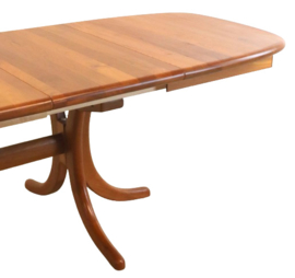 Deens design 2x verlengbare ovalen eettafel 'Skarrild'