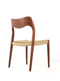 Set van 4 Niels O Möller stoelen model 71