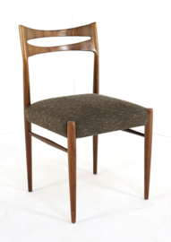 Set van 6 palissander eetkamerstoelen 'Leinburg'