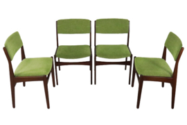 Set van 4 Deense eetkamerstoelen Frem Rojle 'Dalby'