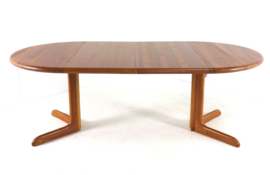 Deense ronde 2x verlengbare eettafel 'Kvium'