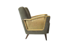 Fauteuil met rattan "Schwerin"  (2 stuks beschikbaar)