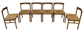 Set van 6 eetkamerstoelen 'Tarbek'