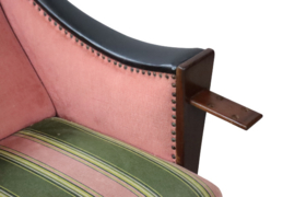 Roze fauteuil "Brussel" ( meerdere aanwezig)