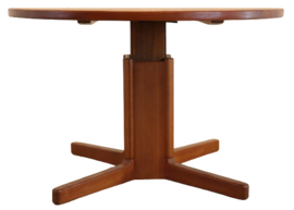 Ronde in hoogte verstelbare eettafel / salontafel 'Brackel'