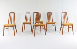 Set van 6 eetkamerstoelen Eva - Niels Koefoed  'Lindeskovs'