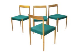 Set van vier Lübke eetkamerstoelen "Welver"