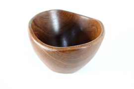 Teak schaal