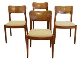Set van 4 Koefoed stoelen 'Skoven'