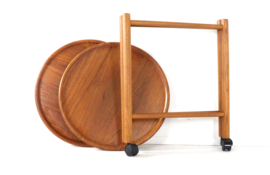 Trolley met losse dienbladen attr. Jens Quistgaard