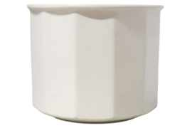 Witte bloempot 'Corner R+B 12'