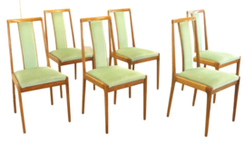 Set vab 6 Lübke stoelen 'Morsbach'