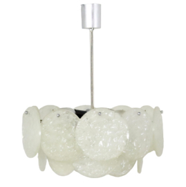 Frosted ice hanglamp 'Medebach'