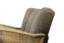 Fauteuil met rattan "Schwerin"  (2 stuks beschikbaar)