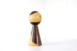 Houten kandelaar