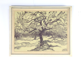 Litho Dick van Luijn 56/125 boomgaard