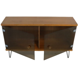 Sideboard met rookglazen deuren 'Putzlehen' | 120 cm