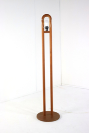 Deense +LYS teak houten vloerlamp