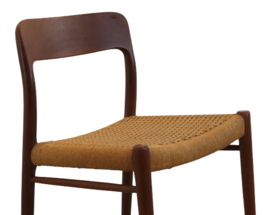 Set van 4 Niels O Möller Model 75 stoelen 'Marup'