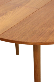 Ronde 1x verlengbare eetafel 'Zoelmond'